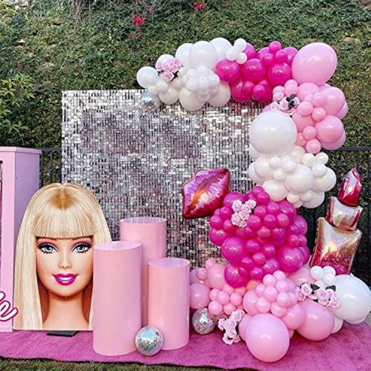 Set Gerbang Rantaian Belon Tema Pink Barbie