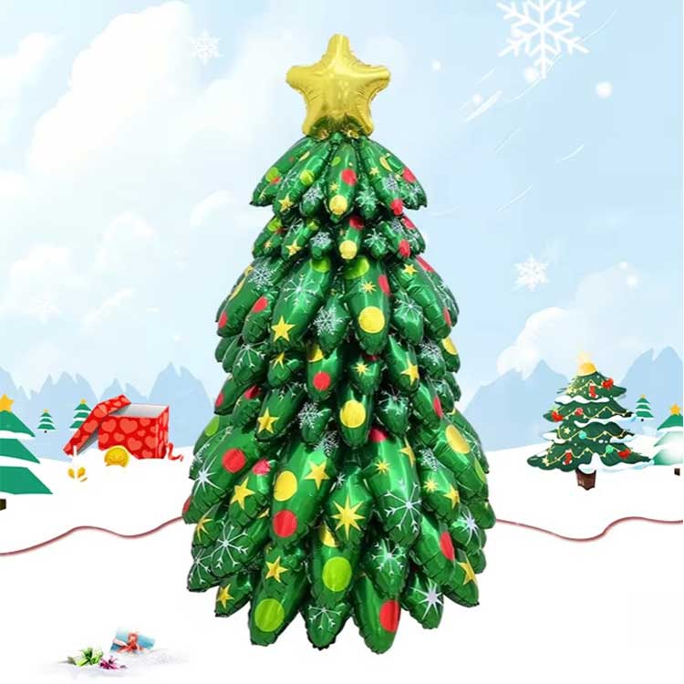 Belon Kerajang Berdiri Pokok Krismas