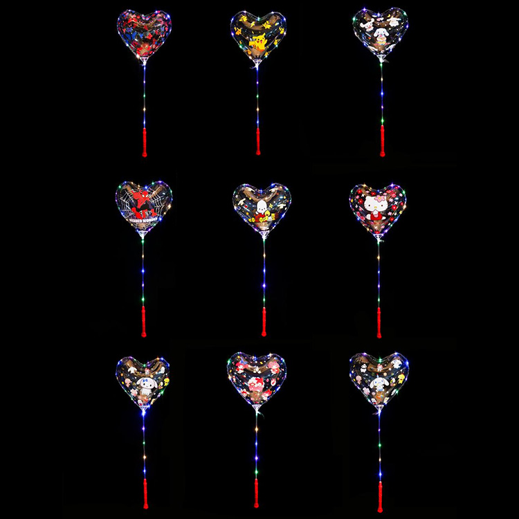 Belon bobo bercetak berbentuk hati