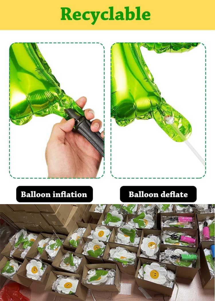 sunflower foil balloons