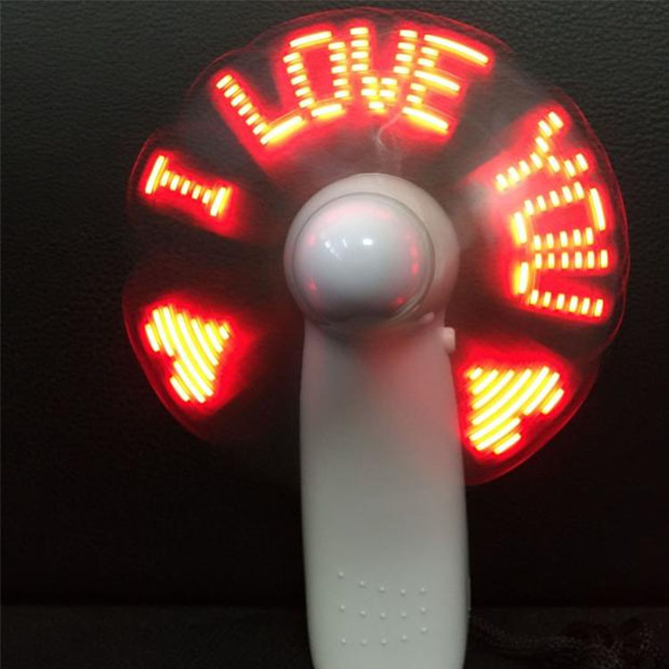 LED DIY Cahaya memancarkan kipas elektrik
