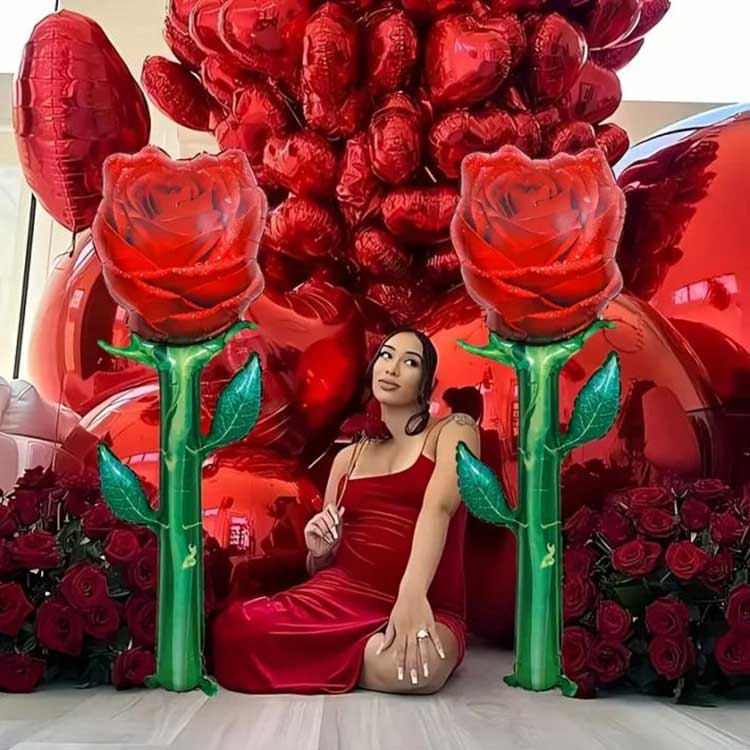 Belon Kerajang Berbentuk Rose