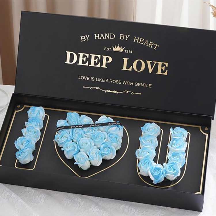 Kotak Bunga Kepala Mawar Sabun