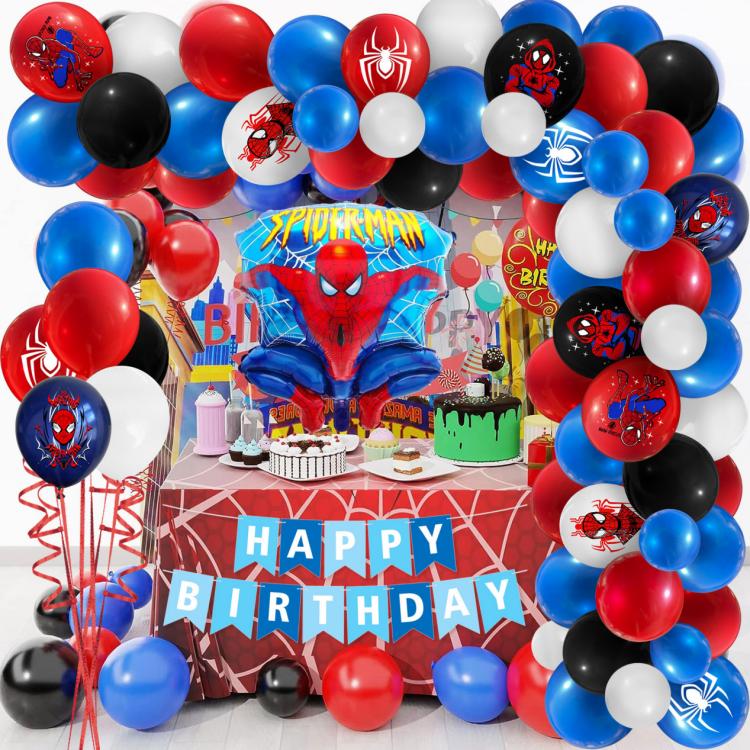 Kit Gerbang Belon Bertemakan Spider Man