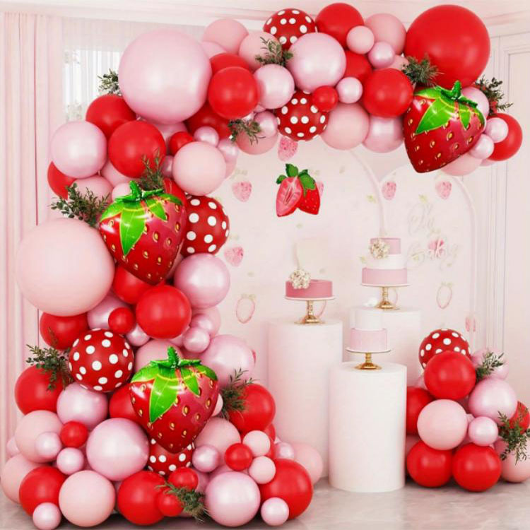Set gerbang Belon Bertema Strawberi